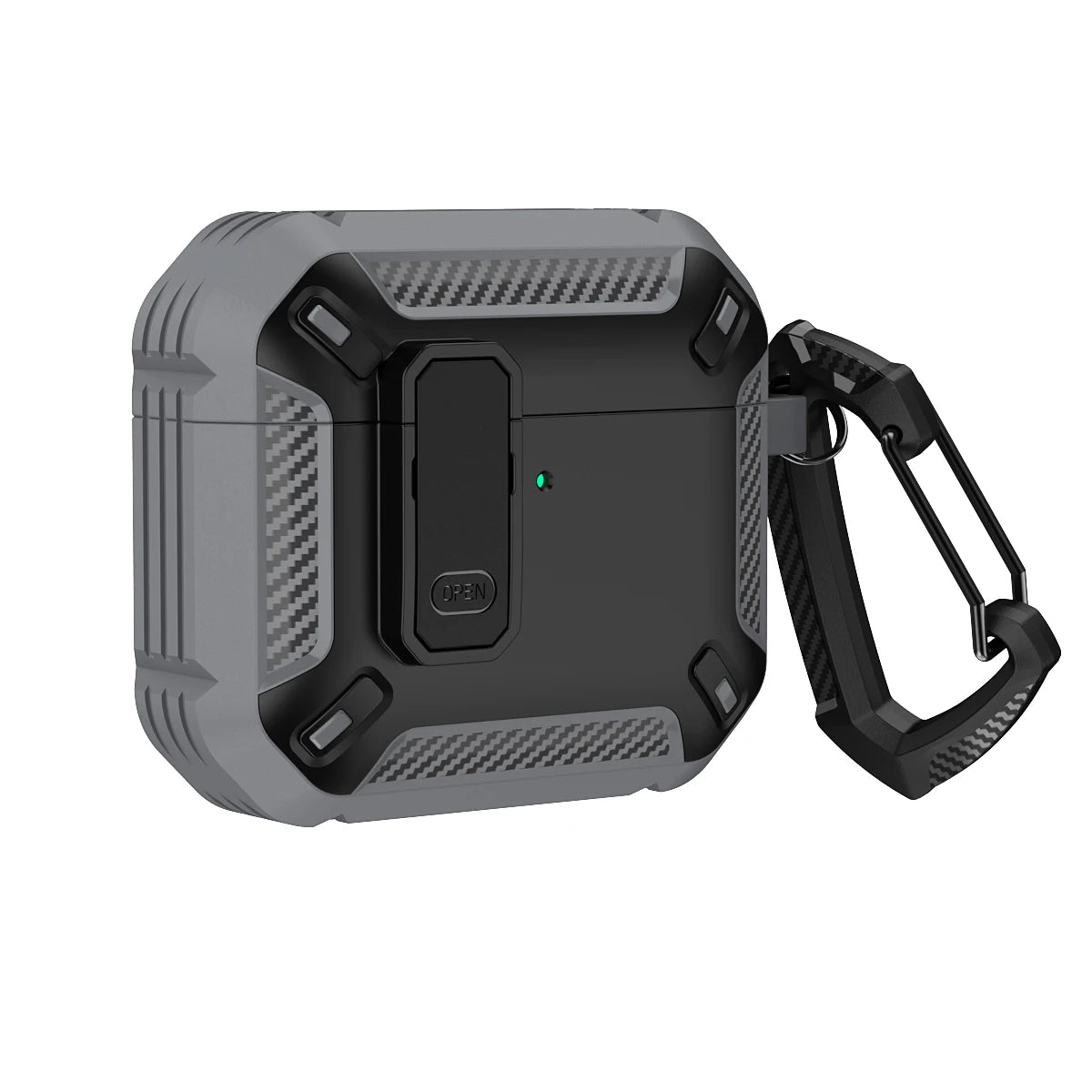Luxury Switch Earphone Case For Airpods 4 Pro 2 3 Case Shockproof Cover For Apple AirPods Pro 2 3 1 Cases Accessories Keychain