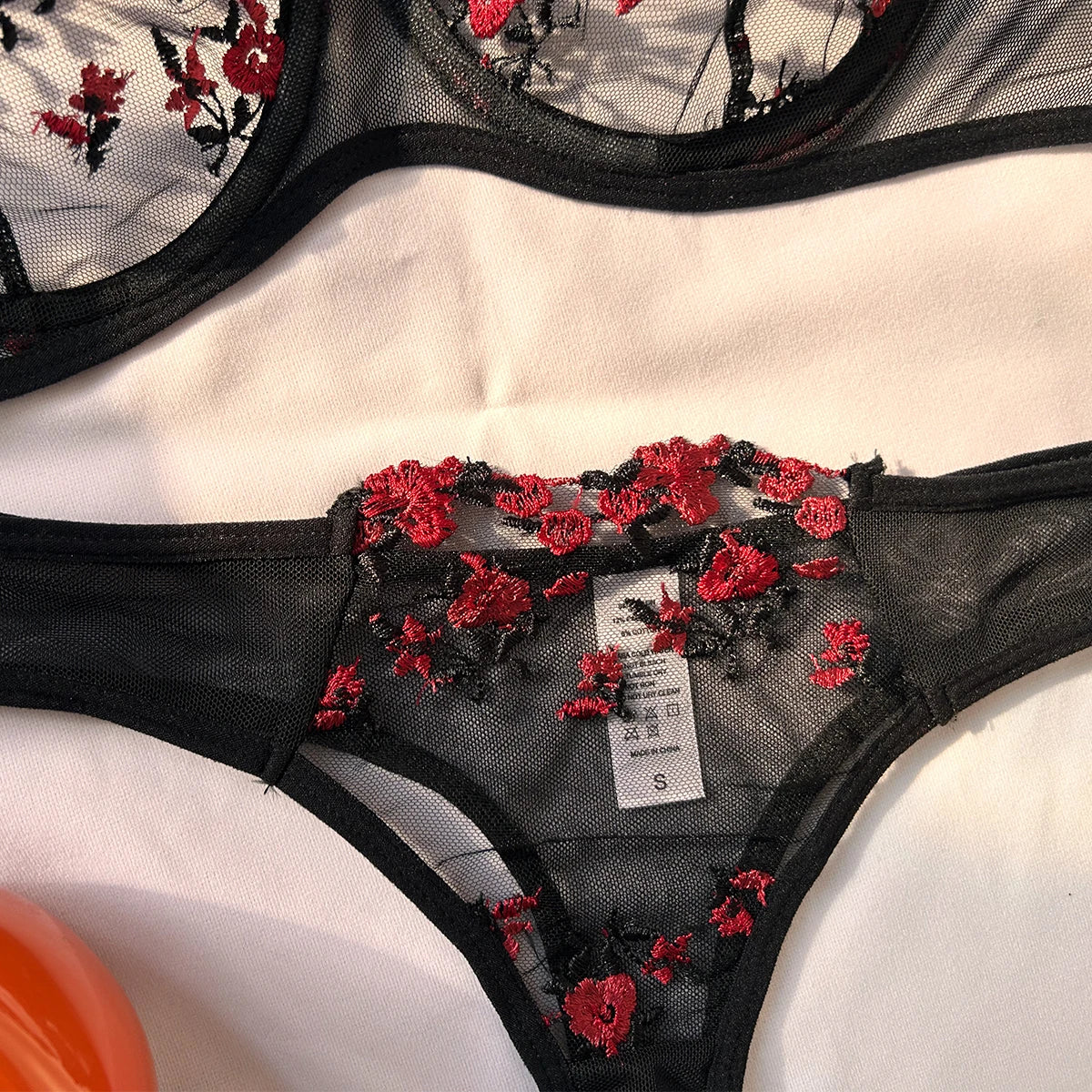 Sexy Set Womens Underwear Exotic Emotional Bra Set Embroidered Print Brassiere Lingerie Set Women's Set Push Up Thin Bralette