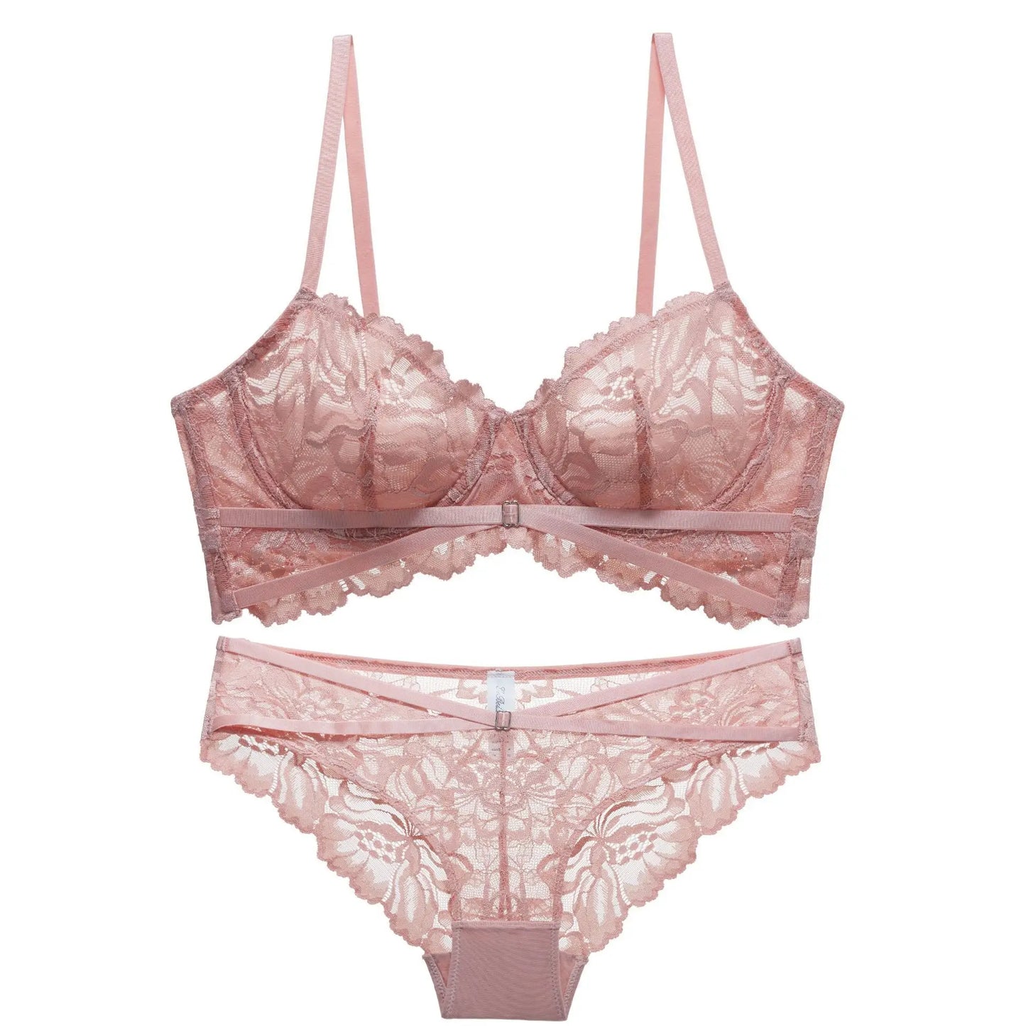 Logirlve Sexy Tоy For Women Bra Set Lingerie Push Up Brassiere Lace Embroidery Underwear Set Ultra-thin Cup Female Lingerie
