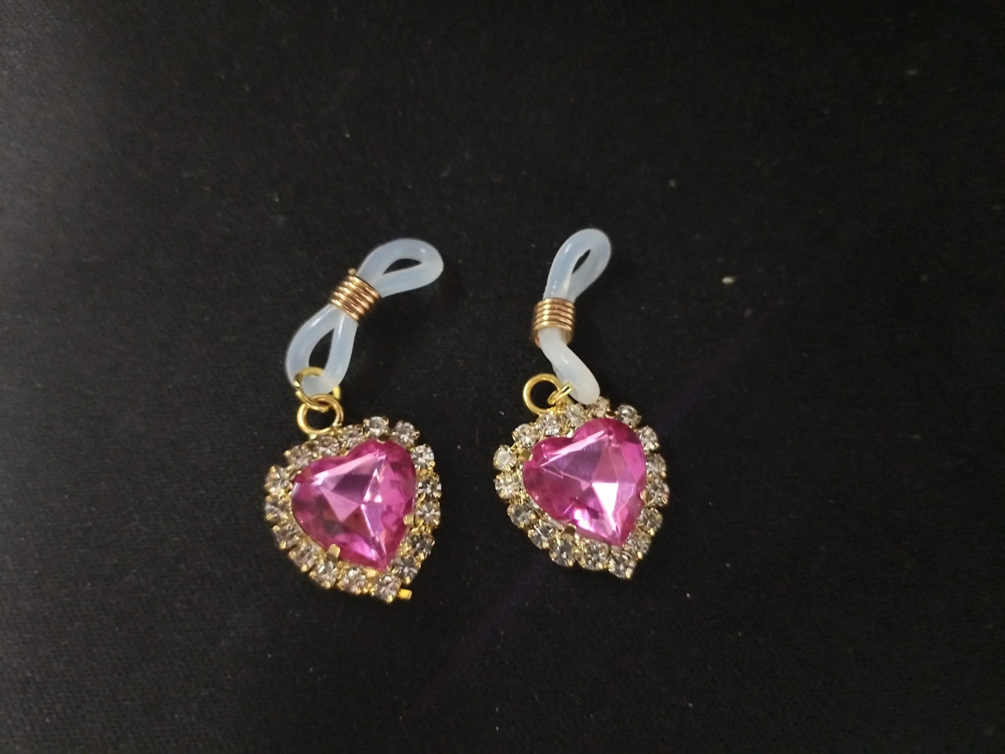Europe And The United Sexy Bikini Body jewelry New Rhinestone Chest Chain Fashion Love Breast Clip Color Pendant Love