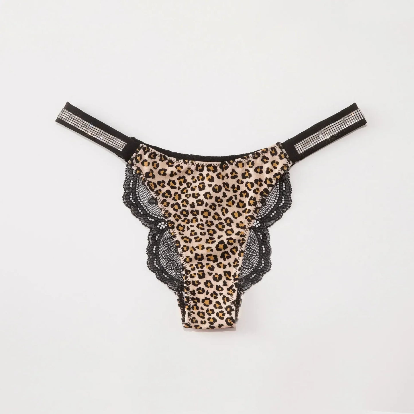 Fashion Sparkling Rhinestone Lace Thong Women's Low Waist Sexy Women's Underwear Women's Thong Clearance items,limited quantity,