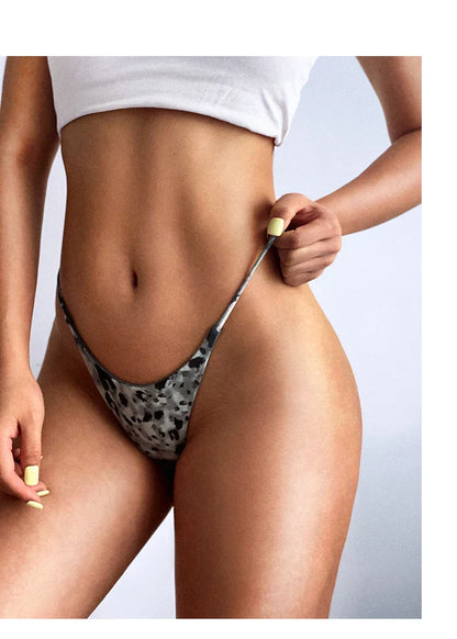 Cotton G String Leopard Women Panties Sexy Briefs Thong Low Waist T-back Bikini Underwear Seamless Femlae Lingerie Size S-XL