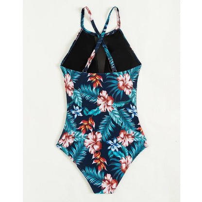New Black Net Large Size Swimwear Female Plus Size One-Piece Swimsuit Push Up For Beach Pool Bather Swimming Body Bathing Suit