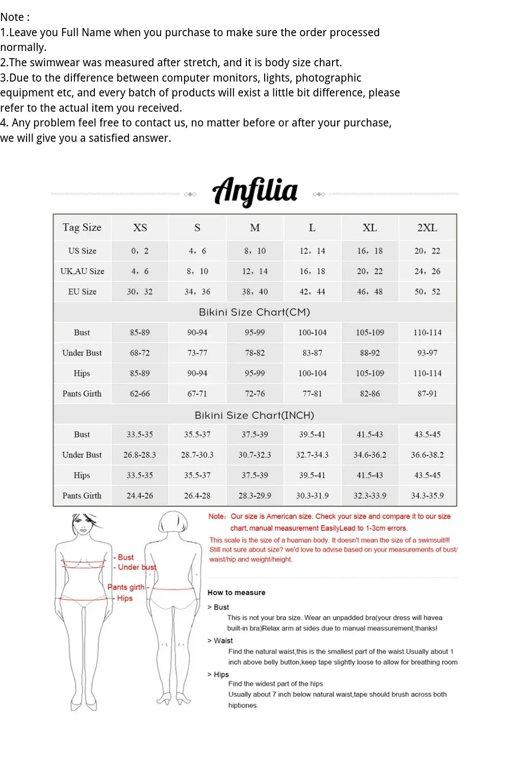 Anfilia Women's Bikini Set Gradient Swimwear Halter Swimsuit Side Bandage Bathing Suit Beachwear Sexy Bikini