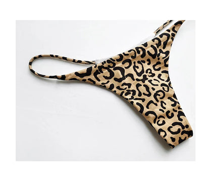 Cotton G String Leopard Women Panties Sexy Briefs Thong Low Waist T-back Bikini Underwear Seamless Femlae Lingerie Size S-XL