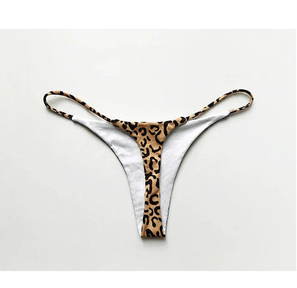 Cotton G String Leopard Women Panties Sexy Briefs Thong Low Waist T-back Bikini Underwear Seamless Femlae Lingerie Size S-XL