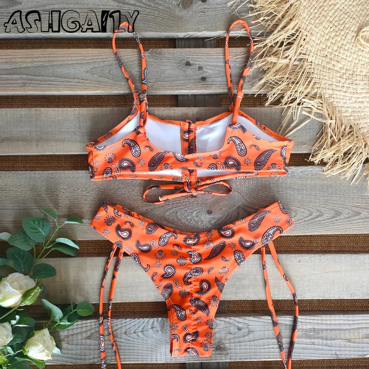 New Sexy Bikini Women Print Brazilian Bikini Set Halter Backless Swimsuit Swim Wear Biquini Dot biquini female