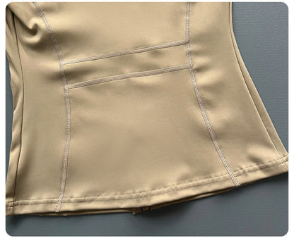 Quick Dry Stand Up Collar Fitness Jacket For Women Slim-Fit Zipper Yoga Wear Long Sleeve Breathable Running Sports Cycling Top