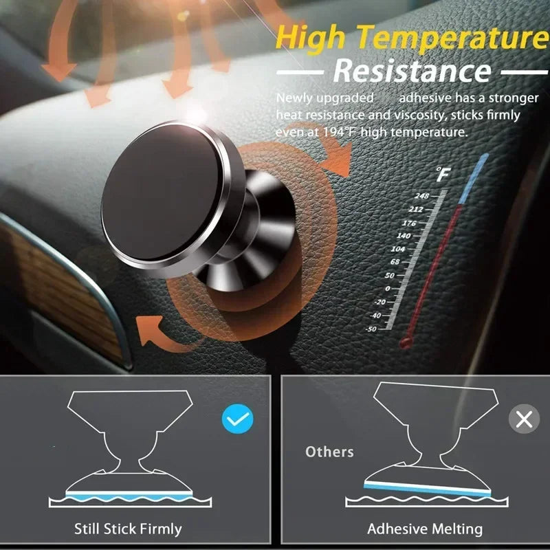 Magnetic Car Phone Holder Universal Car Phone Stand for iPhone Xiaomi Huawei Samsung Dashboard Wall Mounted Car Magnet Sticker
