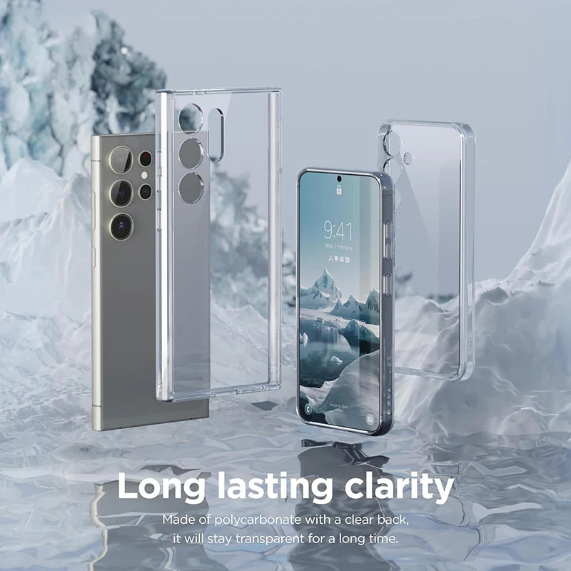 Ultra Thin Clear Silicone Soft Case For Samsung Galaxy S25 S26 Ultra S24 S23 S21 S20 FE S22 Ultra Plus Edge Transparent Cover