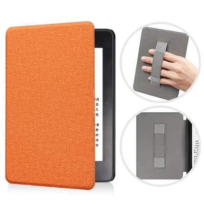 For Kindle 11th Generation 2024 Case 6'' with Hand Strap Kindle 6 inch Case Ebook C2V2L3 Auto Wake Sleep Cover PU Leather Funda
