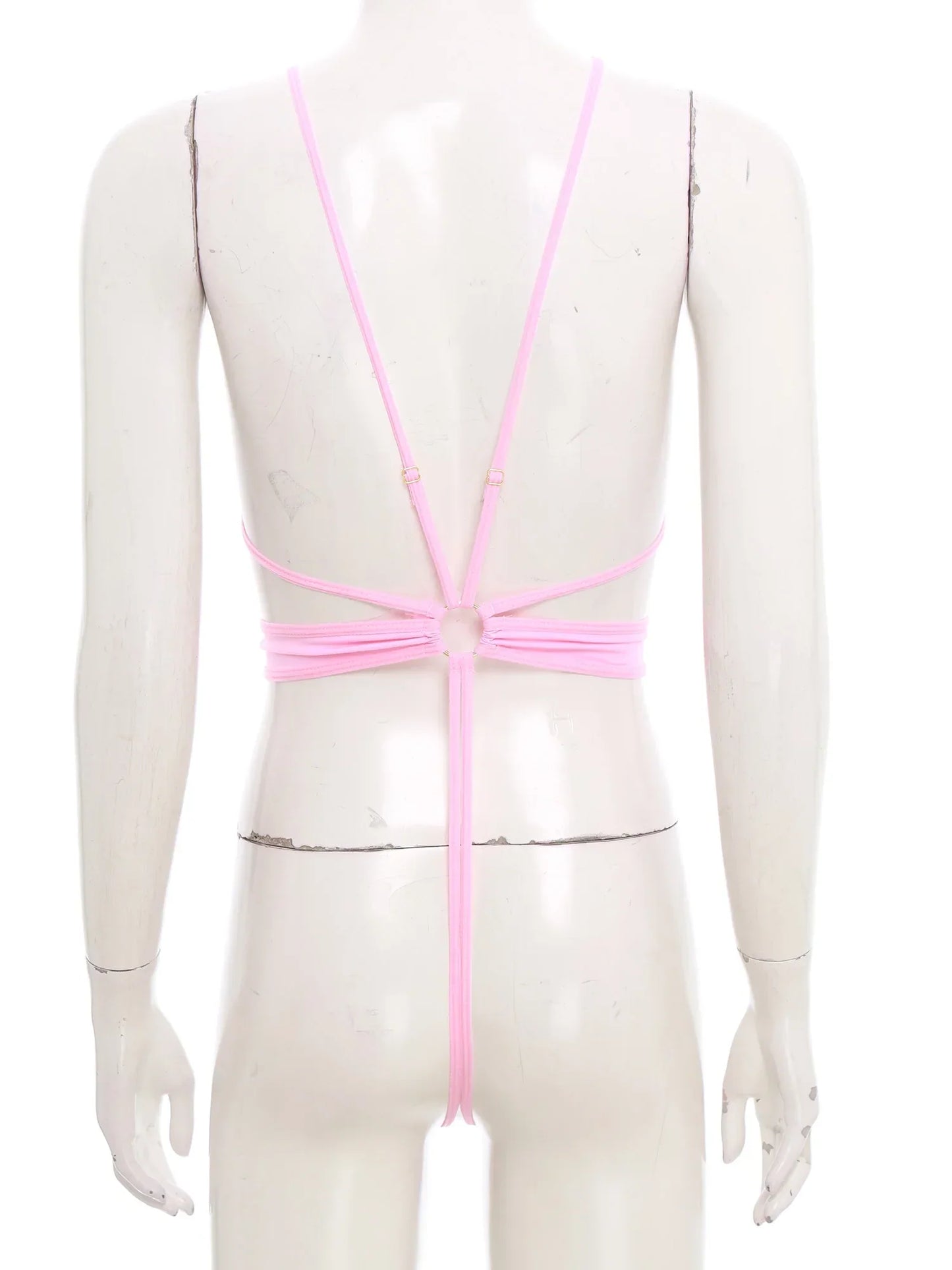 Adult Women Sheer Mesh Teddies Breast Hollow Out Opening Butt Flaunting Bodysuits Leotard for Exotic Dating Role Play Nightwear