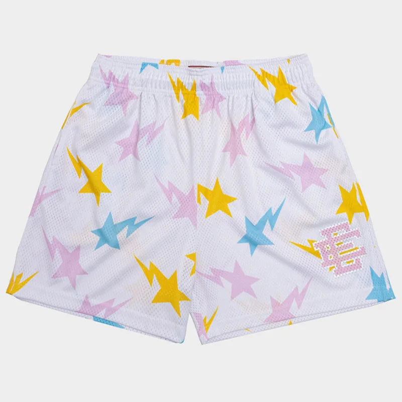 EE Eric Emanuel Men Beach Board Shorts fitness Training Workout Sport Short Pants Summer Gym Jogging Mesh Casual Shorts