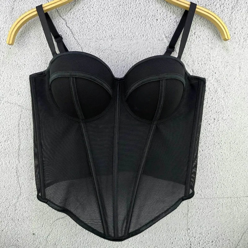 Underwear Bustiers Slimming Lingerie Shapewear Top corset underbust Women Clothes Streetwear Sexy Body Bra Clothing Club