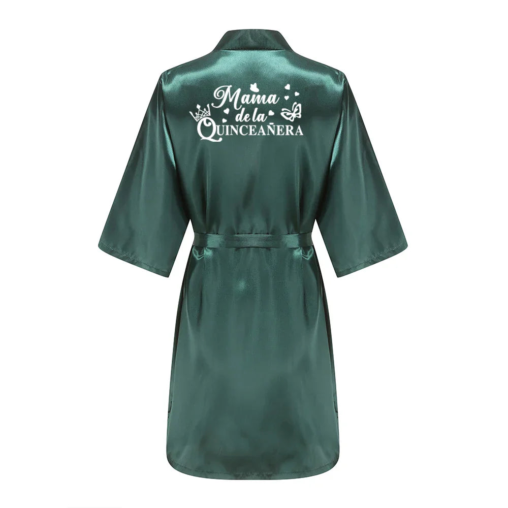 Mis XV Bathrobes Princess Sweet 15 Years Girl Birthday Party Mis Quince Años Robes Quinceanera Robe