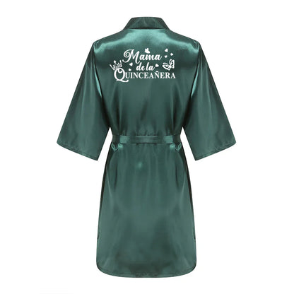 Mis XV Bathrobes Princess Sweet 15 Years Girl Birthday Party Mis Quince Años Robes Quinceanera Robe