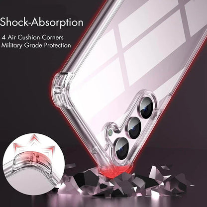Hybrid Shockproof Case For Samsung Galaxy S26 S25 FE S24 S23 S21 S22 Plus Ultra Clear Hard Case For Samsung A56 A36 A54 A53