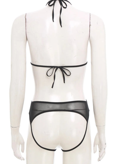 Adult Women Sheer Mesh Teddies Breast Hollow Out Opening Butt Flaunting Bodysuits Leotard for Exotic Dating Role Play Nightwear