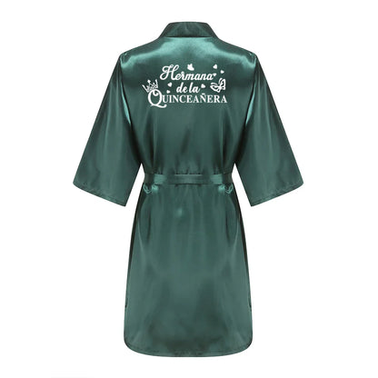 Mis XV Bathrobes Princess Sweet 15 Years Girl Birthday Party Mis Quince Años Robes Quinceanera Robe