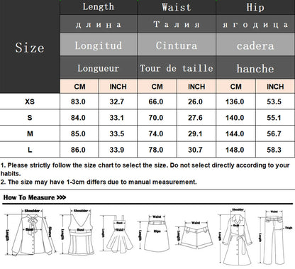 HH Women 2 Piece Set Sexy Sleeveless Backless Print Buttons Mini Sling Top+Elegant High Waist Buttons Beach Midi Skirt