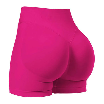 Women's summer shorts low waist seamless shorts gym shorts yoga shorts running shorts and high stretch cycling training shorts