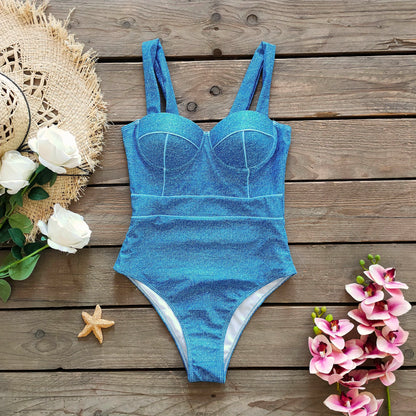 Ashgaily New One Piece Swimsuit Sexy Cartoon Printed Swimwear Women Bathing Suit Beach Backless Monokini Swimsuit Female