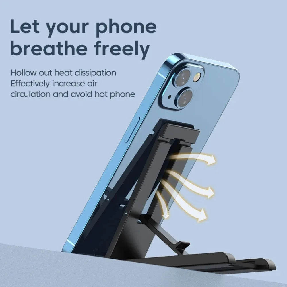Foldable Universal Mobile Phone Stand Table Phone Holder Bracket Adjustable Desktop Stand For iPad iPhone Samsung Tablet Bracket