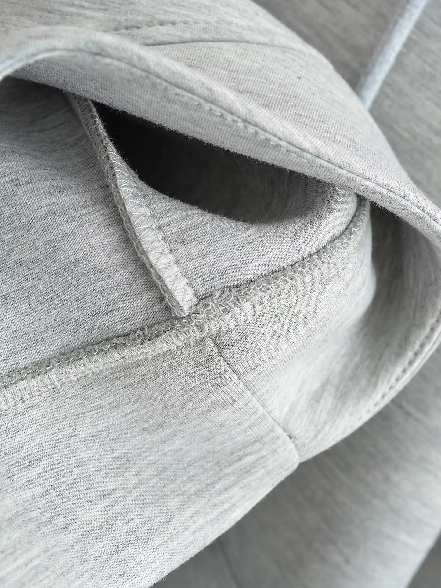 HH Autumn Women Gray Jacket With Hood Long Sleeve Big Pocket Zipper Jacket Coat Woman Loose Casual Outerwear Coat Tops