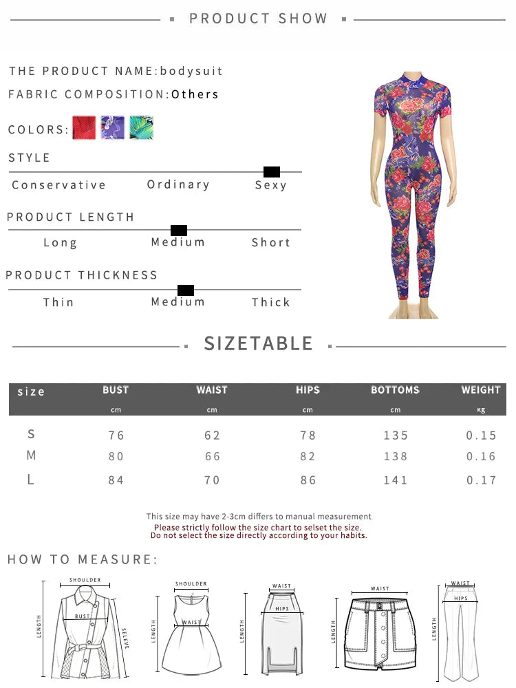 kliou Aesthetic Printed Women Jumpsuits Fashion Sexy Panelled Short Sleeve Backless Stand Collar Slim Overalls Mujer Clubwear