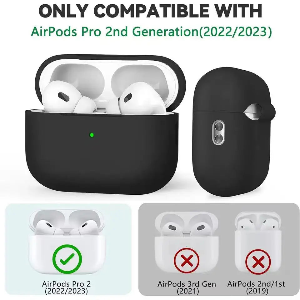 AirPods Pro Case Cover with Cleaner Kit Soft Silicone Protective Case for Apple AirPod Pro 2nd 1st Generation Case for Women Men