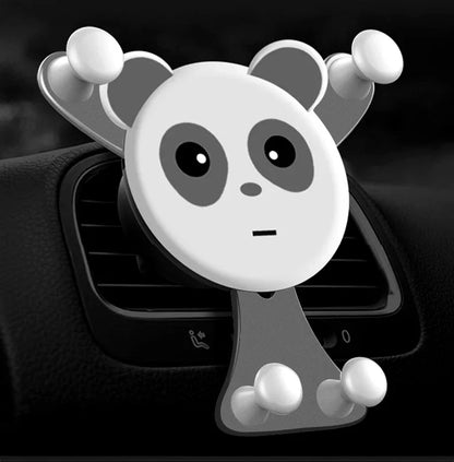 Gravity Car Air Vent Mount Mobile Phone Holder GPS Support For iPhone Samsung Xiaomi Universal Smartphone Stand 4-7" Car Bracket