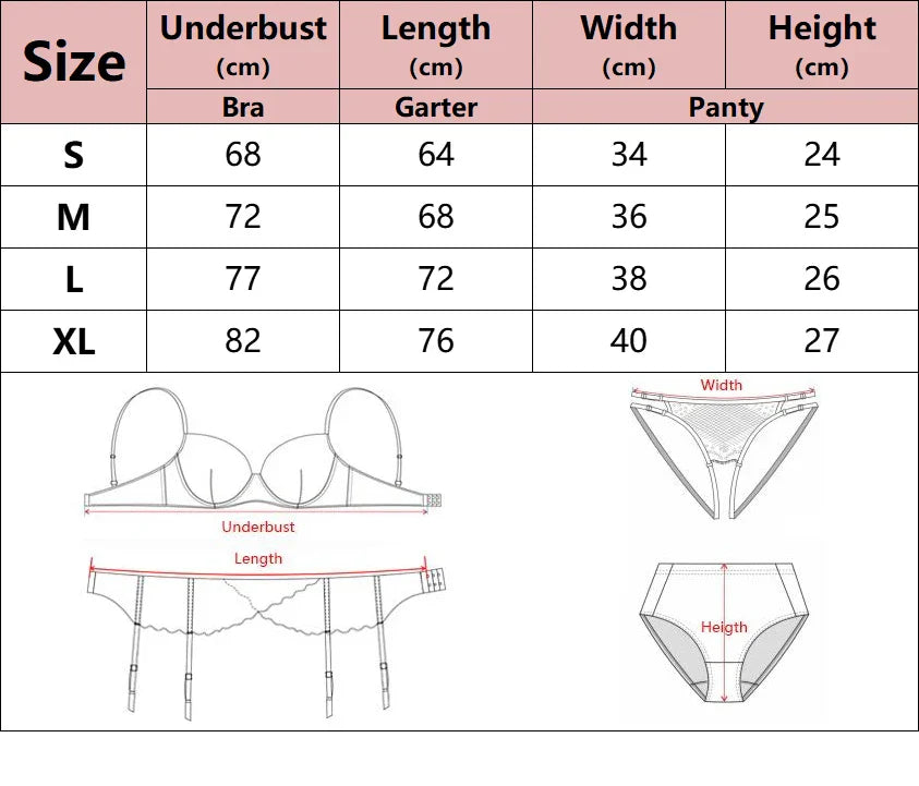 Lady Floral Lace Embroidery Lingerie Sets Women See-through Bra and Panty Set Underwear Sexy Hot Intimates Erotic Sexy Porn Suit