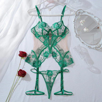 Ellolace Fantasy Lingerie Ultra Hot Lace Sexy Onlyfans Kit Transparent Ensemble Lingeries Femmes Fancy g-String Tulle Underwear