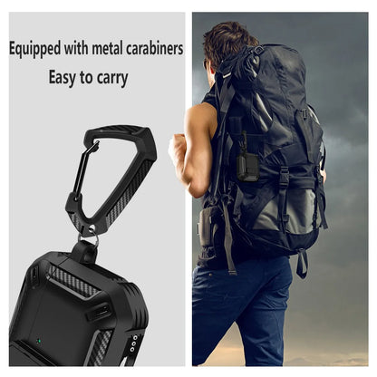 Luxury Switch Earphone Case For Airpods 4 Pro 2 3 Case Shockproof Cover For Apple AirPods Pro 2 3 1 Cases Accessories Keychain