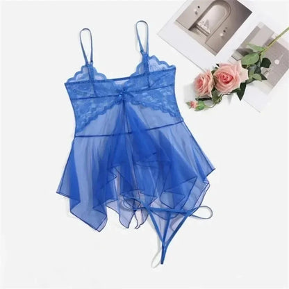 Sexy Lingerie For Fine Women Women'S Lace Fluoroscopy Beauty Tulle Elegant  Reverie Sexy Lingerie Fantasy Tulle Intimate Set