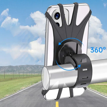 Hot Bike Phone Holder Bicycle Mobile Cellphone Holder Motorcycle Stand Suporte Celular For iPhone Samsung Xiaomi Gsm Houder Fiet