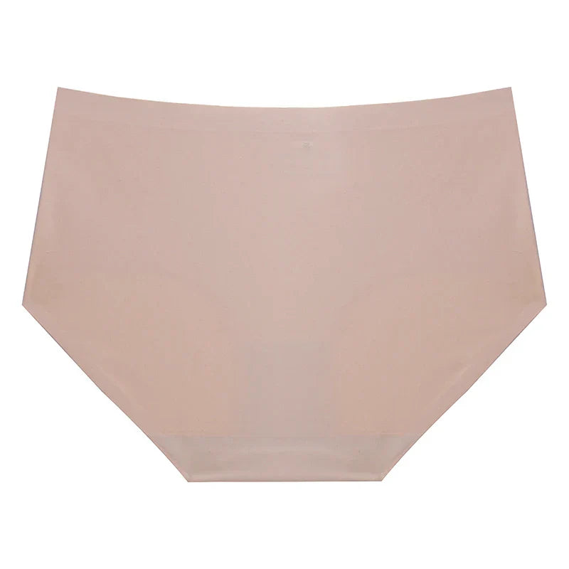 BZEL 6PCS/Set Women's Panties Seamless Female Underwear Plus Size Cozy Briefs Breathable Silk Satin Lingerie Hot Sale Underpants