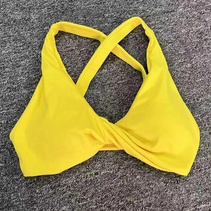 Sport Bra Women Seamless Gym Anti-sweat Breathable Yoga Shockproof Crop Top Fitness Push up Workout Underwear Blue Gray Red Pink