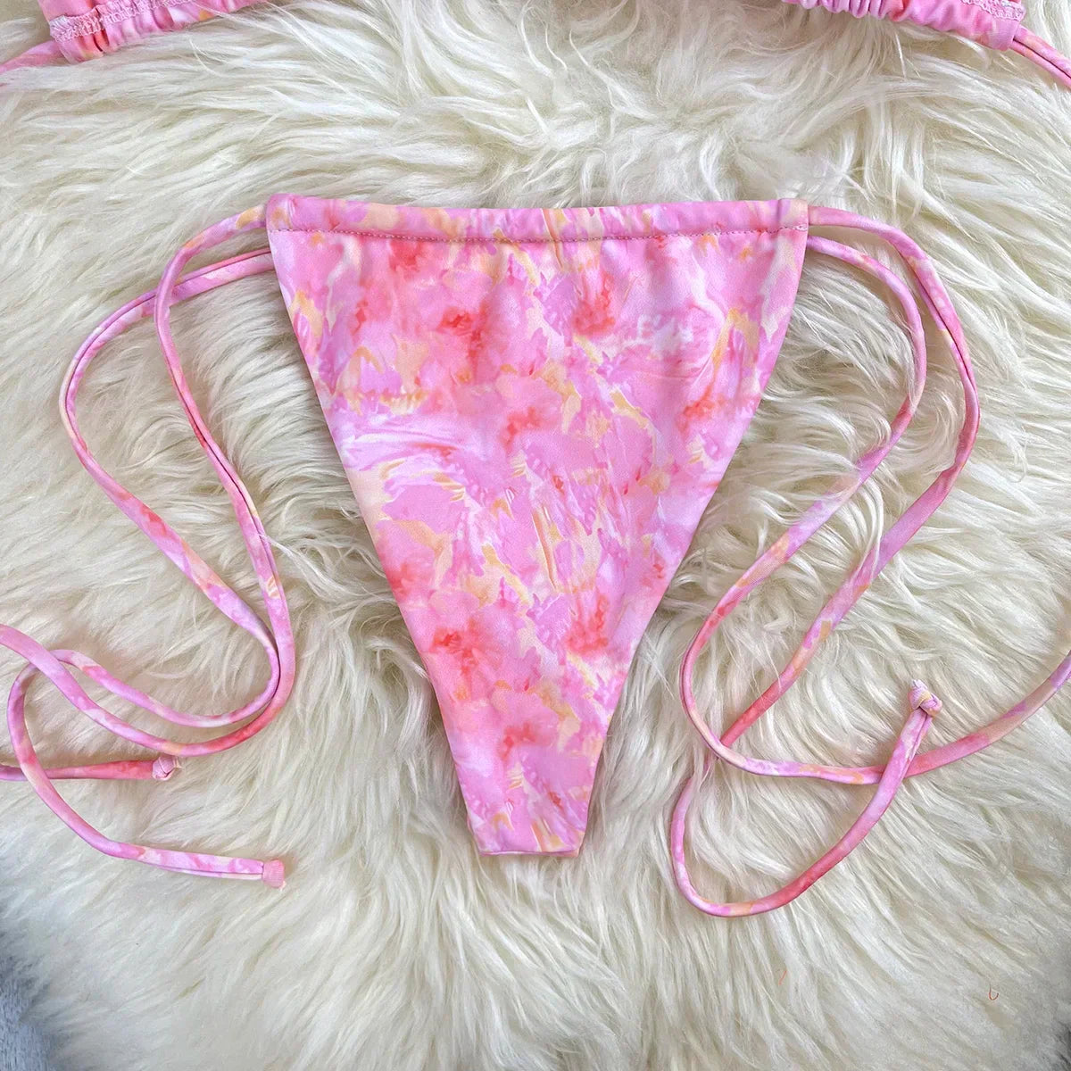 Sexy Micro Tie Brazilian Bikini Women Inspired Swimwear Designer Female Swimsuit Two-pieces Bikini set Bather Bathing Suit Vacay