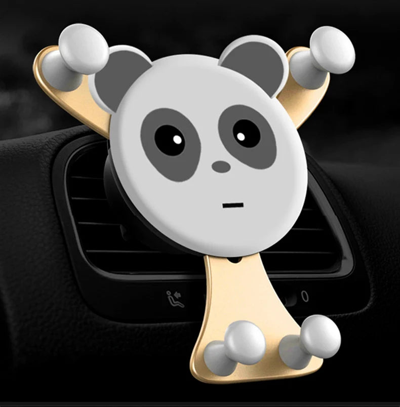Gravity Car Air Vent Mount Mobile Phone Holder GPS Support For iPhone Samsung Xiaomi Universal Smartphone Stand 4-7" Car Bracket