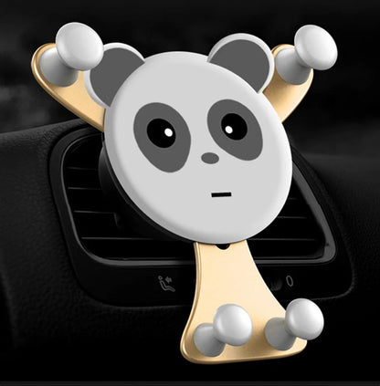 Gravity Car Air Vent Mount Mobile Phone Holder GPS Support For iPhone Samsung Xiaomi Universal Smartphone Stand 4-7" Car Bracket
