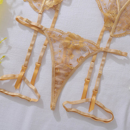 Ellolace Fantasy Lingerie Ultra Hot Lace Sexy Onlyfans Kit Transparent Ensemble Lingeries Femmes Fancy g-String Tulle Underwear