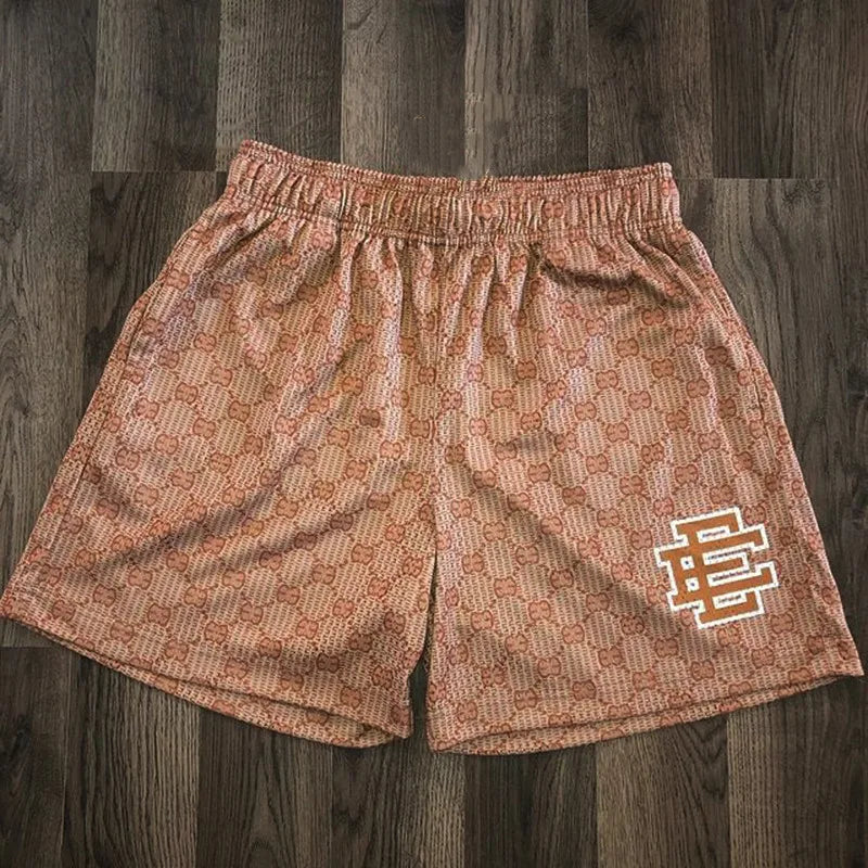 EE Eric Emanuel Men Beach Board Shorts fitness Training Workout Sport Short Pants Summer Gym Jogging Mesh Casual Shorts