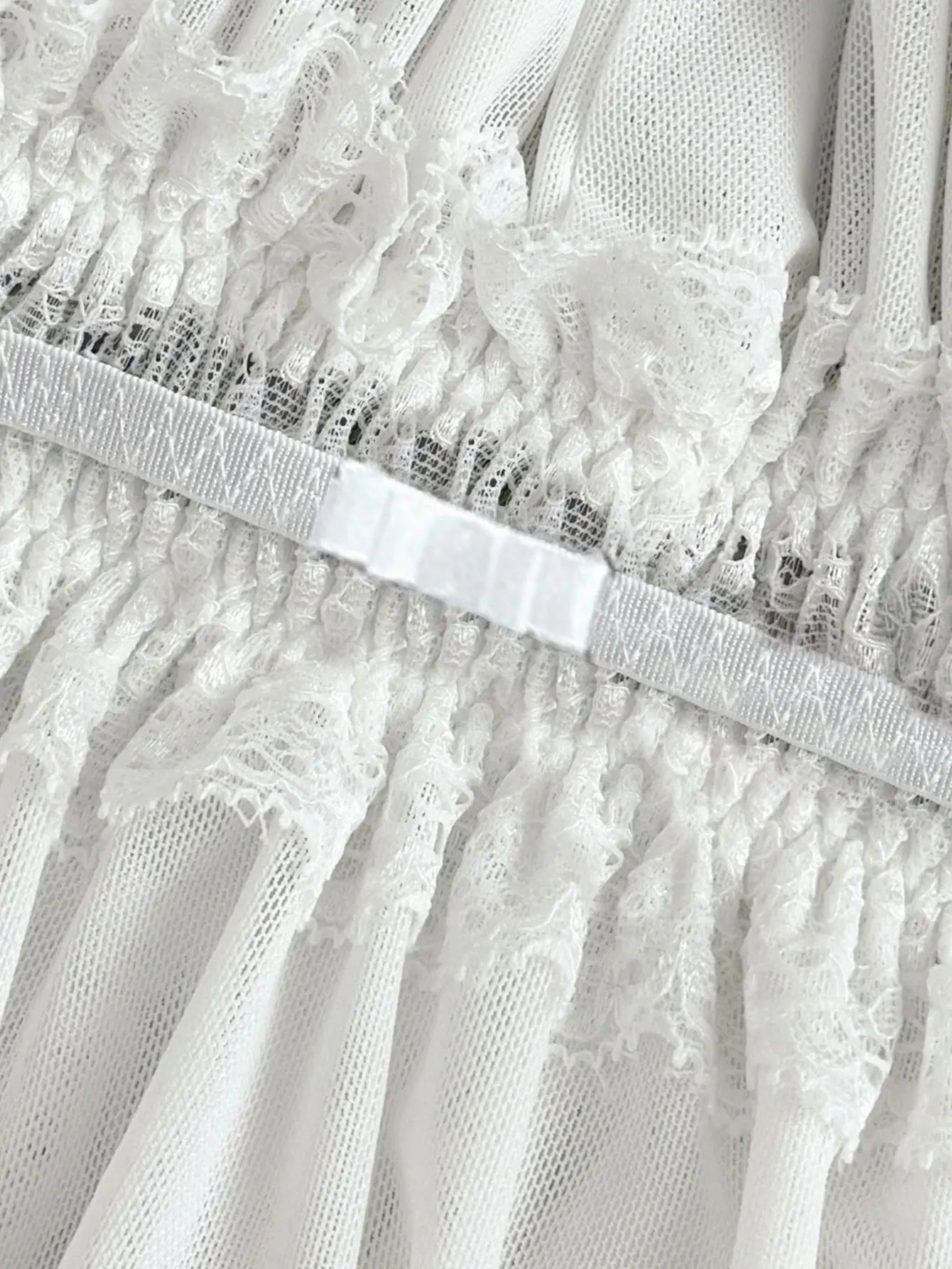 Sexy Lace Splicing Mesh Halter Deep V Backless Lingerie Nightgown for Women All-Season Homewear Comfortable Women's Dress