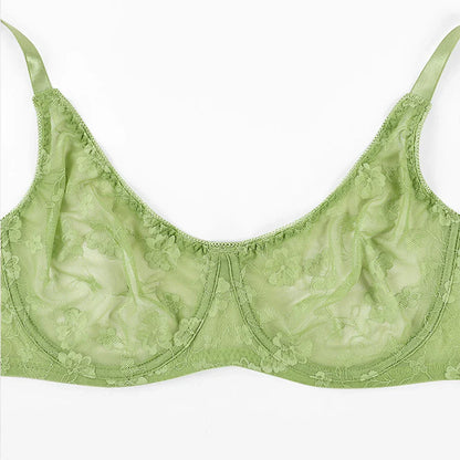 Sexy Womens Bras Lace Sheer Brassiere Plus Size Bra Female Underwire Underwear Lingerie BH Tops B C D E F Cup