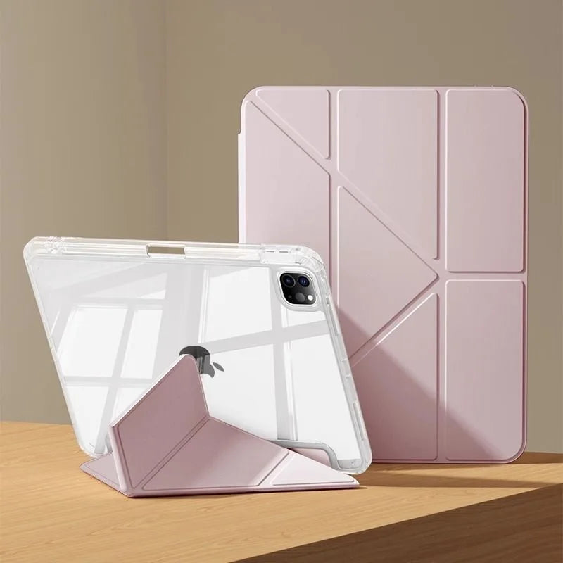 For iPad Air 5 Air 6 A16 11th iPad Pro 11 12.9 13 M5 10th Gen 10.9 10.2 9th 8th 6th 5th 9.7" Mini 7 6 Smart Case with Pen Holder