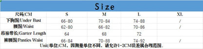 Bodysuit Sexy One-piece With Gloves Garters Mesh Women Rompers Clothing Body Suits Lace Jumpsuit Sweet Korean Women EV5W