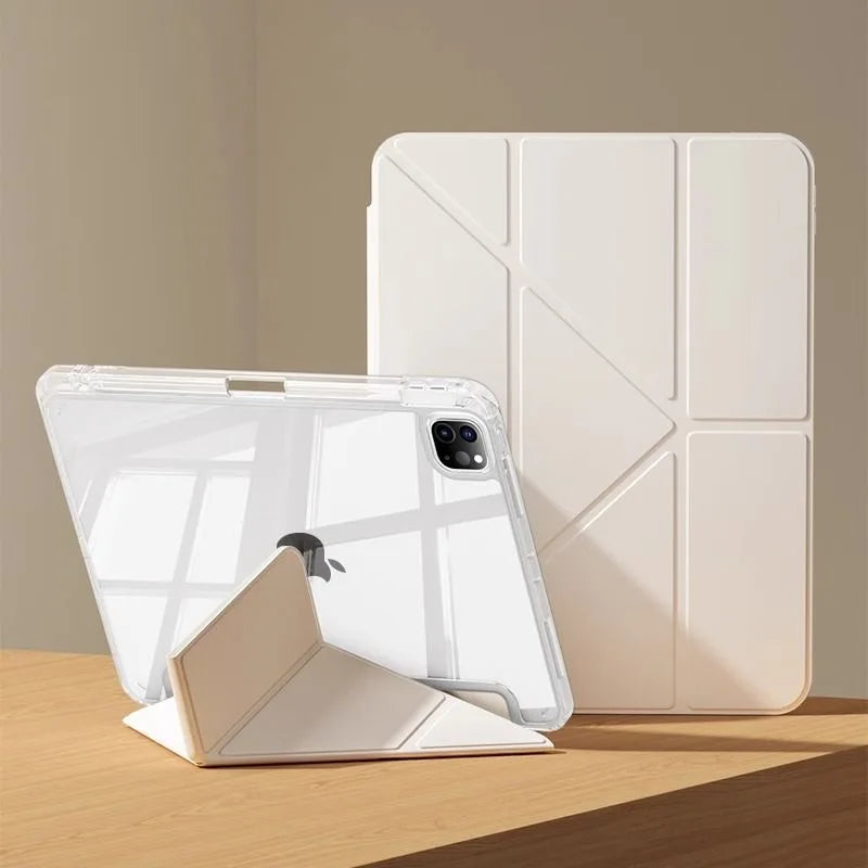 For iPad Air 5 Air 6 A16 11th iPad Pro 11 12.9 13 M5 10th Gen 10.9 10.2 9th 8th 6th 5th 9.7" Mini 7 6 Smart Case with Pen Holder