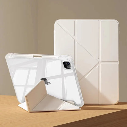For iPad Air 5 Air 6 A16 11th iPad Pro 11 12.9 13 M5 10th Gen 10.9 10.2 9th 8th 6th 5th 9.7" Mini 7 6 Smart Case with Pen Holder