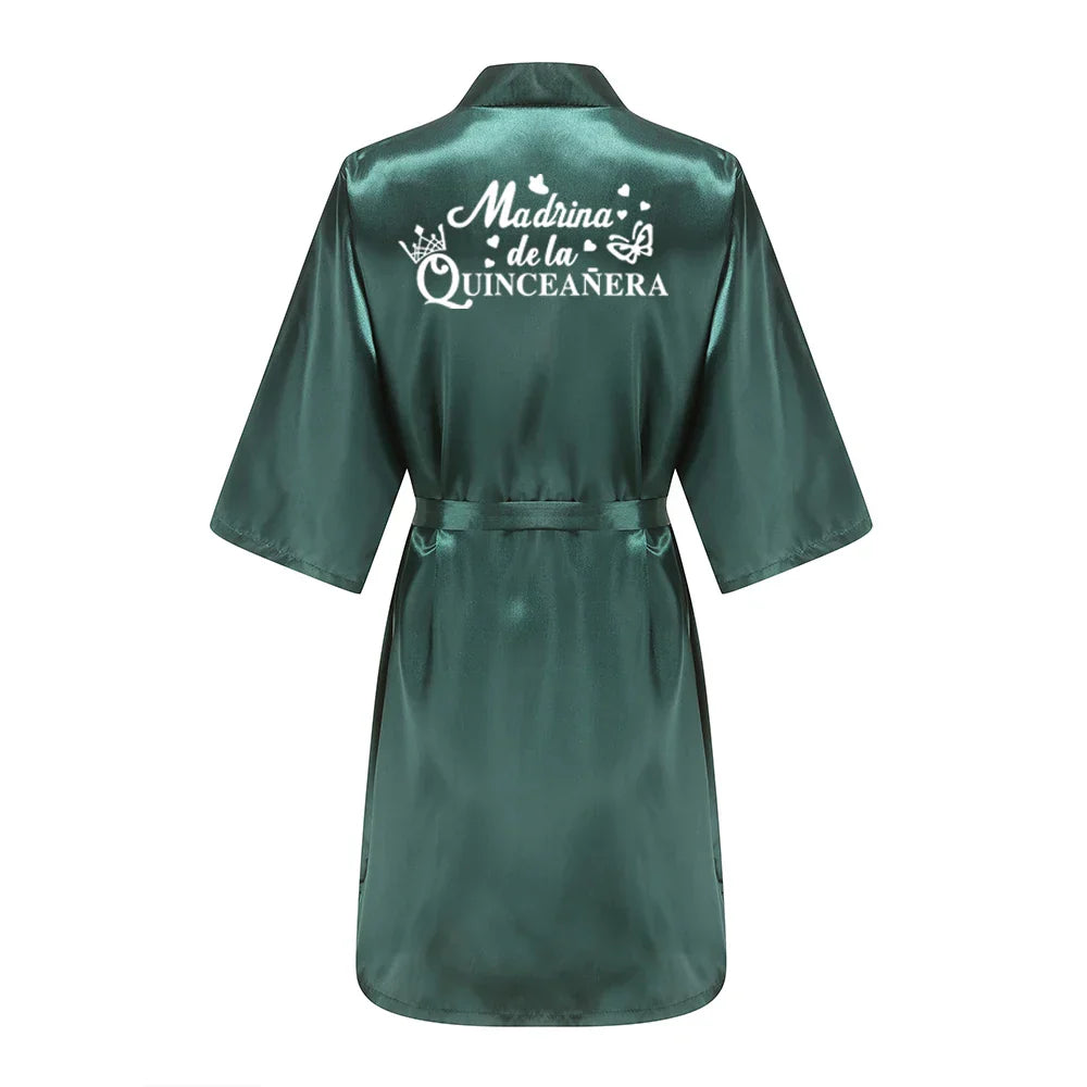 Mis XV Bathrobes Princess Sweet 15 Years Girl Birthday Party Mis Quince Años Robes Quinceanera Robe